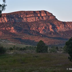 The end of a perfect day in the Flinders