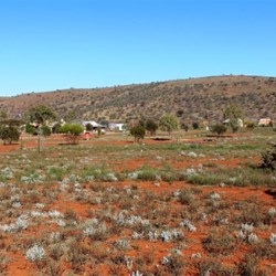 Range to the west of the station