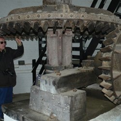 Inside the Horsey windpump.