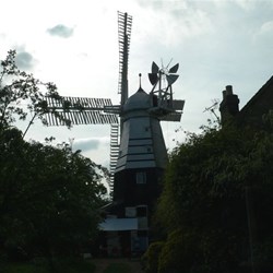 The Impington Mill and the millers cottage.