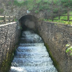 The mill-race that powers Abbi