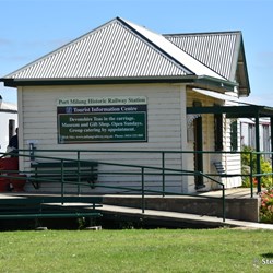 The old station is now a Visitor Information Centre