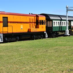 Old Railway carriages at Milang