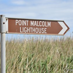 Just Follow this sign to the Lighthouse