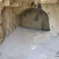 This small cave was used to store supplies from the Paddle Steamers