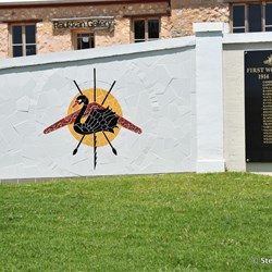 Raukkan wall of Remembrance 