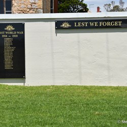 Raukkan wall of Remembrance 