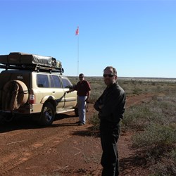 Out beside the track