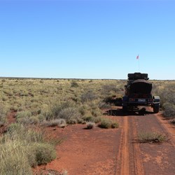 The track heading in to Puntawarri