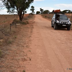 Heading north on the Border Track