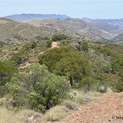 Travelling along the ridge line