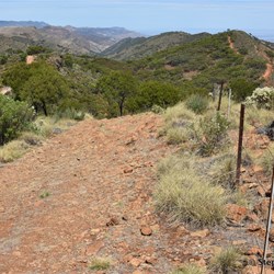 Travelling along the ridge line
