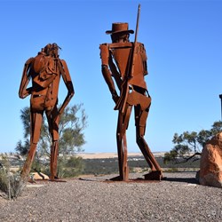 Eyre Memorial overlooking Kimba