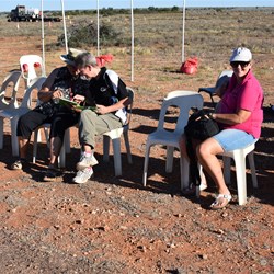 Waiting for the train to pass