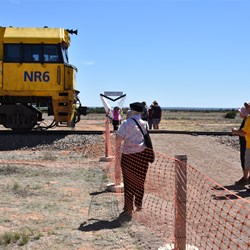 The bunting removed and the public had their first visits to the Northern side Memorial