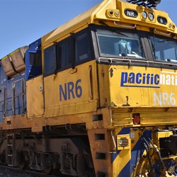 Phil Hodgens organised a train onsite for the day