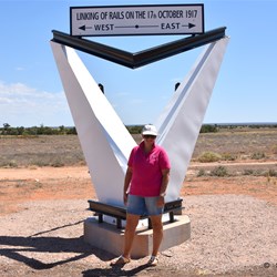Fiona by the Northern Monument