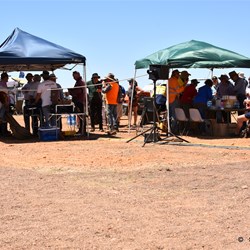 Setting up stalls on the day
