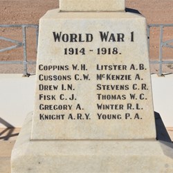 Coorabie WW1 Memorial