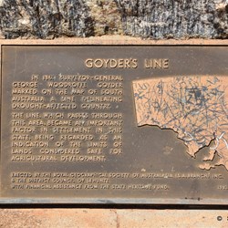 Goyder Memorial still further west of Kimba