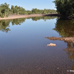The Behn River at the Causeway crossing