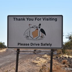 Leaving WA for the last time on the Duncan Road