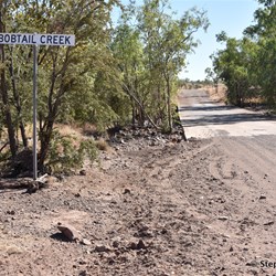 Bobtail Creek was dry