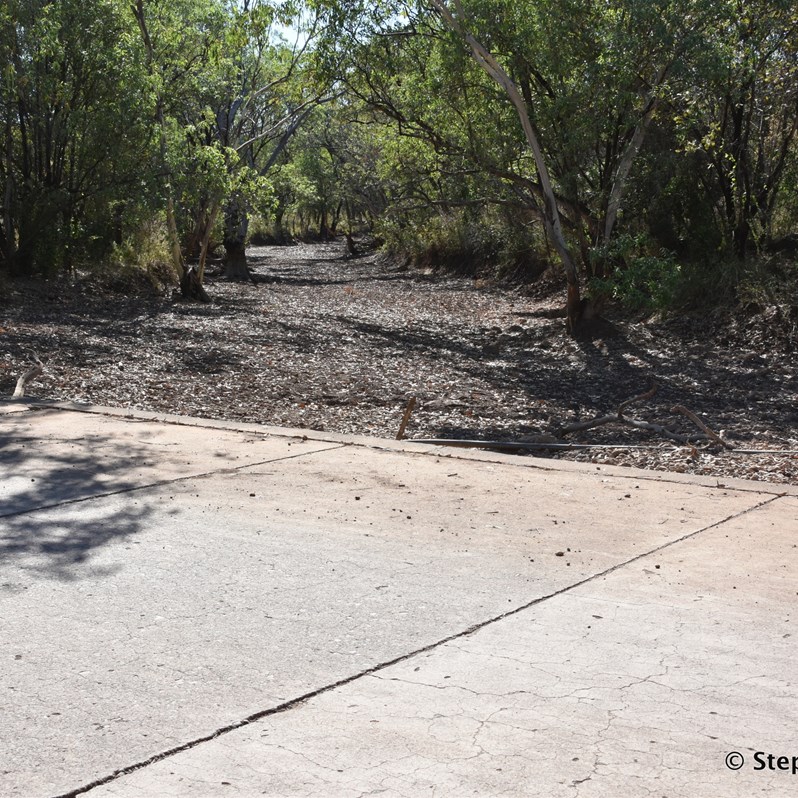 Bobtail Creek crossing causeway 