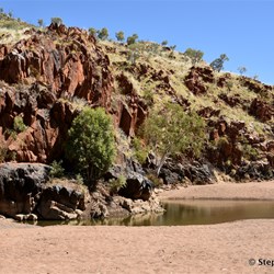 Caroline Pool in the dry season