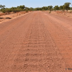 Changing terrain while heading east on the Duncan Road