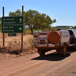 175 Kilometres from Hall Creek you will arrive at the junction of the Buntine Highway 