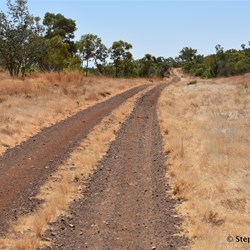 Changing track conditions while heading north on the Duncan Road