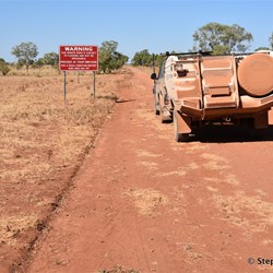 The Duncan Road inside of the NT is wide and freshly graded
