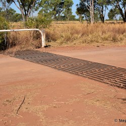 This Grid marks the actual Border Crossing