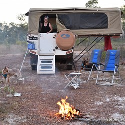 Time to set up camp in a perfect clearing