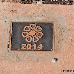  Donydji Creek Bridge construction date plaque 