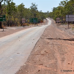 The start on the Central Arnhem Highway