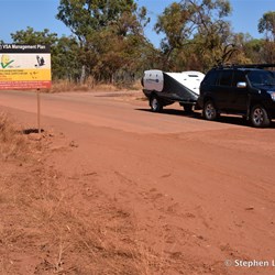 The end of the main section of bitumen leaving Beswick