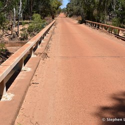 The bridge over Flying Fox Creek