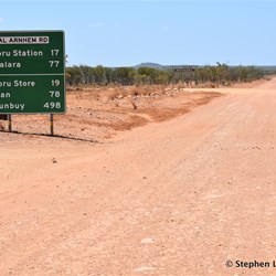 Time to change direction and the turn off is well sign posted