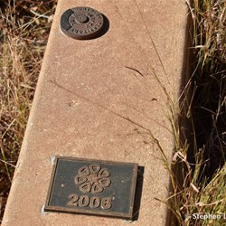 All bridges have a survey marker and construction date plaque
