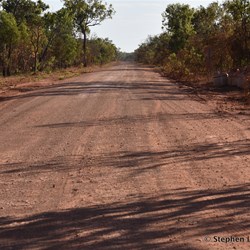 Back onto a normal section of the Central Arnhem Highway