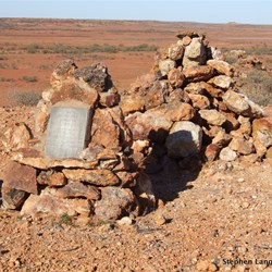 These plaques at The Twins were first erected by Reg Sprigg