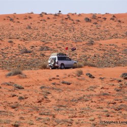 The dune were now getting a lot bigger and it was not easy to find the easiest way over
