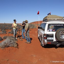 We added our names to the small visitors book on the Colson Track