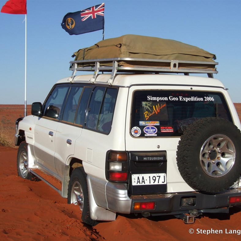 Not even 10 minutes into the day after leaving Geosurvey Hill - another soft sand bog