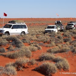 This was the swale that we had to drive up to get to the Degree Confluence