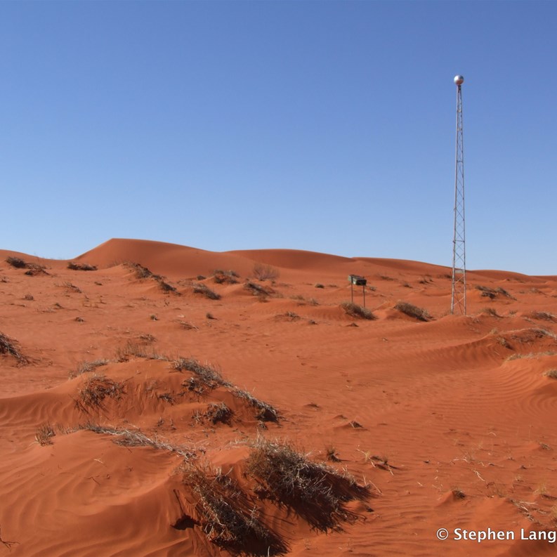 The Geographical Centre of the Simpson Desert