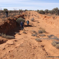 The pit was massive and well over two metres deep