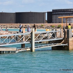 Locals now use this as a good fishing spot